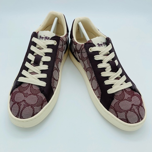 NWT COACH SIGNATURE CLIP LOW TOP SNEAKER WOMEN - Picture 2 of 14